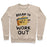 Virgin Teez  Pullover Crewneck Sweatshirt / x-small / Heathered Oatmeal BREADY TO WORKOUT CREWNECK SWEATSHIRT