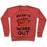 Virgin Teez  Pullover Crewneck Sweatshirt / x-small / Heathered Red BREADY TO WORKOUT CREWNECK SWEATSHIRT