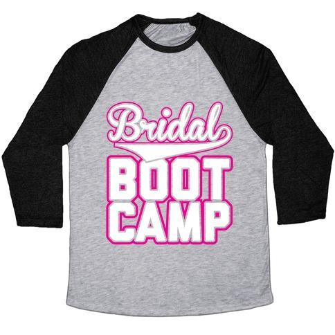 Virgin Teez  Baseball Tee Unisex Tri-Blend Baseball Tee / small / Athletic Gray / Black BRIDAL BOOT CAMP UNISEX TRI-BLEND BASEBALL TEE
