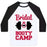 Virgin Teez  Baseball Tee Unisex Classic Baseball Tee / x-small / White/Black BRIDAL BOOTY CAMP UNISEX CLASSIC BASEBALL TEE