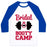 Virgin Teez  Baseball Tee Unisex Classic Baseball Tee / x-small / White/Blue BRIDAL BOOTY CAMP UNISEX CLASSIC BASEBALL TEE
