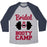 Virgin Teez  Baseball Tee Unisex Tri-Blend Baseball Tee / small / Athletic Gray / Navy BRIDAL BOOTY CAMP UNISEX TRI-BLEND BASEBALL TEE