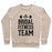 Virgin Teez  Pullover Crewneck Sweatshirt / x-small / Heathered Oatmeal BRIDAL FITNESS TEAM CREWNECK SWEATSHIRT