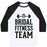 Virgin Teez  Baseball Tee Unisex Classic Baseball Tee / x-small / White/Black BRIDAL FITNESS TEAM UNISEX CLASSIC BASEBALL TEE