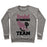 Virgin Teez  Pullover Crewneck Sweatshirt / x-small / Heathered Gray BRIDAL RUNNING TEAM CREWNECK SWEATSHIRT