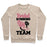 Virgin Teez  Pullover Crewneck Sweatshirt / x-small / Heathered Oatmeal BRIDAL RUNNING TEAM CREWNECK SWEATSHIRT