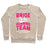 Virgin Teez  Pullover Crewneck Sweatshirt / x-small / Heathered Oatmeal BRIDE-TO-BE RUNNING TEAM CREWNECK SWEATSHIRT