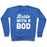 Virgin Teez  Pullover Crewneck Sweatshirt / x-small / Heathered Blue BRIDE WITH A BOD CREWNECK SWEATSHIRT