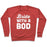 Virgin Teez  Pullover Crewneck Sweatshirt / x-small / Heathered Red BRIDE WITH A BOD CREWNECK SWEATSHIRT