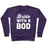 Virgin Teez  Pullover Crewneck Sweatshirt / x-small / Purple BRIDE WITH A BOD CREWNECK SWEATSHIRT