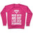 Virgin Teez  Pullover Crewneck Sweatshirt / x-small / Deep Pink BRIDE WITH ABS CUT LIKE HER DIAMONDS CREWNECK SWEATSHIRT
