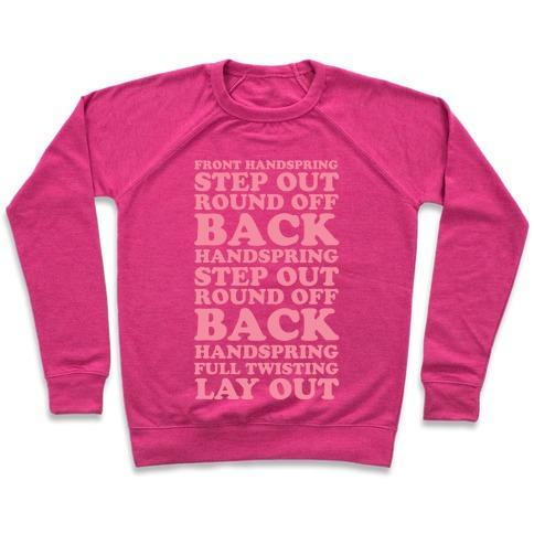 Virgin Teez  Pullover Crewneck Sweatshirt / x-small / Deep Pink BRING IT CREWNECK SWEATSHIRT