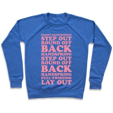 Virgin Teez  Pullover Crewneck Sweatshirt / x-small / Heathered Blue BRING IT CREWNECK SWEATSHIRT