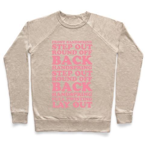 Virgin Teez  Pullover Crewneck Sweatshirt / x-small / Heathered Oatmeal BRING IT CREWNECK SWEATSHIRT