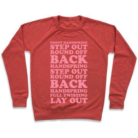 Virgin Teez  Pullover Crewneck Sweatshirt / x-small / Heathered Red BRING IT CREWNECK SWEATSHIRT