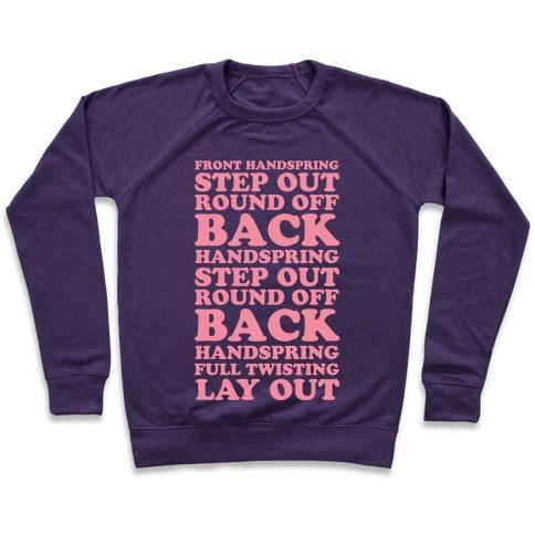Virgin Teez  Pullover Crewneck Sweatshirt / x-small / Purple BRING IT CREWNECK SWEATSHIRT