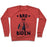 Virgin Teez  Pullover Crewneck Sweatshirt / x-small / Heathered Red BRO BIDEN CREWNECK SWEATSHIRT