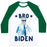 Virgin Teez  Baseball Tee Unisex Classic Baseball Tee / x-small / White/Dark Green BRO BIDEN UNISEX CLASSIC BASEBALL TEE