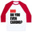 Virgin Teez  Baseball Tee Unisex Classic Baseball Tee / x-small / White/Red BRO DO YOU EVEN CARDIO UNISEX CLASSIC BASEBALL TEE