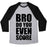 Virgin Teez  Baseball Tee Unisex Tri-Blend Baseball Tee / small / Athletic Gray / Black BRO DO YOU EVEN SCORE (BASKETBALL) UNISEX TRI-BLEND BASEBALL TEE