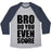 Virgin Teez  Baseball Tee Unisex Tri-Blend Baseball Tee / small / Athletic Gray / Navy BRO DO YOU EVEN SCORE (BASKETBALL) UNISEX TRI-BLEND BASEBALL TEE