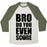 Virgin Teez  Baseball Tee Unisex Tri-Blend Baseball Tee / small / Oatmeal / Moss BRO DO YOU EVEN SCORE (BASKETBALL) UNISEX TRI-BLEND BASEBALL TEE