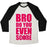 Virgin Teez  Baseball Tee Unisex Tri-Blend Baseball Tee / small / Oatmeal / Black BRO DO YOU EVEN SCORE (VOLLEYBALL) UNISEX TRI-BLEND BASEBALL TEE