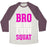 Virgin Teez  Baseball Tee Unisex Tri-Blend Baseball Tee / small / Oatmeal / Maroon BRO DO YOU EVEN SQUAT UNISEX TRI-BLEND BASEBALL TEE
