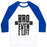 Virgin Teez  Baseball Tee Unisex Classic Baseball Tee / x-small / White/Blue BRO EVEN I LIFT UNISEX CLASSIC BASEBALL TEE