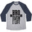 Virgin Teez  Baseball Tee Unisex Tri-Blend Baseball Tee / small / Athletic Gray / Navy BRO EVEN I LIFT UNISEX TRI-BLEND BASEBALL TEE