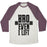 Virgin Teez  Baseball Tee Unisex Tri-Blend Baseball Tee / small / Oatmeal / Maroon BRO EVEN I LIFT UNISEX TRI-BLEND BASEBALL TEE