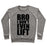 Virgin Teez  Pullover Crewneck Sweatshirt / x-small / Heathered Gray BRO I DON'T EVEN LIFT CREWNECK SWEATSHIRT