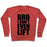 Virgin Teez  Pullover Crewneck Sweatshirt / x-small / Heathered Red BRO I DON'T EVEN LIFT CREWNECK SWEATSHIRT