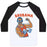 Virgin Teez  Baseball Tee Unisex Classic Baseball Tee / x-small / White/Black BROBAMA UNISEX CLASSIC BASEBALL TEE