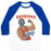 Virgin Teez  Baseball Tee Unisex Classic Baseball Tee / x-small / White/Blue BROBAMA UNISEX CLASSIC BASEBALL TEE