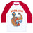 Virgin Teez  Baseball Tee Unisex Classic Baseball Tee / x-small / White/Red BROBAMA UNISEX CLASSIC BASEBALL TEE