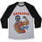 Virgin Teez  Baseball Tee Unisex Tri-Blend Baseball Tee / small / Athletic Gray / Black BROBAMA UNISEX TRI-BLEND BASEBALL TEE