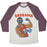 Virgin Teez  Baseball Tee Unisex Tri-Blend Baseball Tee / small / Oatmeal / Maroon BROBAMA UNISEX TRI-BLEND BASEBALL TEE