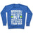 Virgin Teez  Pullover Crewneck Sweatshirt / x-small / Heathered Blue BROCCOLI MAY GET STUCK IN YOUR TEETH CREWNECK SWEATSHIRT