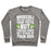 Virgin Teez  Pullover Crewneck Sweatshirt / x-small / Heathered Gray BROCCOLI MAY GET STUCK IN YOUR TEETH CREWNECK SWEATSHIRT