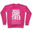 Virgin Teez  Pullover Crewneck Sweatshirt / x-small / Deep Pink BRUISED, SORE, TIRED. ALL SIGNS OF A PRODUCTIVE DAY. CREWNECK SWEATSHIRT