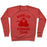 Virgin Teez  Pullover Crewneck Sweatshirt / x-small / Heathered Red BUBBLES RUNNING TEAM CREWNECK SWEATSHIRT