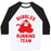 Virgin Teez  Baseball Tee Unisex Classic Baseball Tee / x-small / White/Black BUBBLES RUNNING TEAM UNISEX CLASSIC BASEBALL TEE