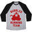 Virgin Teez  Baseball Tee Unisex Tri-Blend Baseball Tee / small / Athletic Gray / Black BUBBLES RUNNING TEAM UNISEX TRI-BLEND BASEBALL TEE