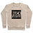 Virgin Teez  Pullover Crewneck Sweatshirt / x-small / Heathered Oatmeal BUCK FURPEES CREWNECK SWEATSHIRT