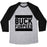 Virgin Teez  Baseball Tee Unisex Tri-Blend Baseball Tee / small / Athletic Gray / Black BUCK FURPEES UNISEX TRI-BLEND BASEBALL TEE