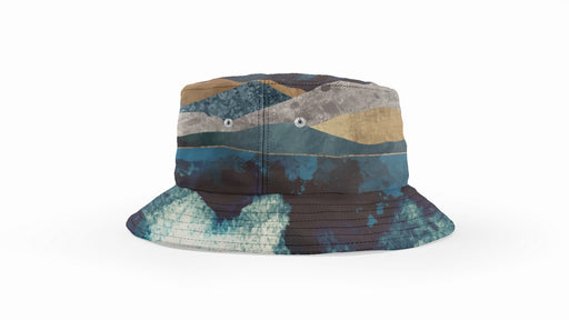 Blue Mountain Reflection Reversible Bucket Hat