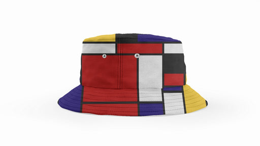 Mondrian Reversible Bucket Hat