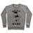 Virgin Teez  Pullover Crewneck Sweatshirt / x-small / Heathered Gray BUFF BABE CREWNECK SWEATSHIRT