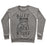 Virgin Teez  Pullover Crewneck Sweatshirt / x-small / Heathered Gray BUFF 'N TUFF CAT CREWNECK SWEATSHIRT